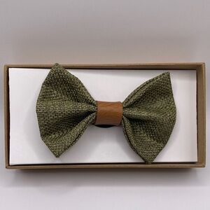 London Jae Apparel Boys Bow Tie Olive Green